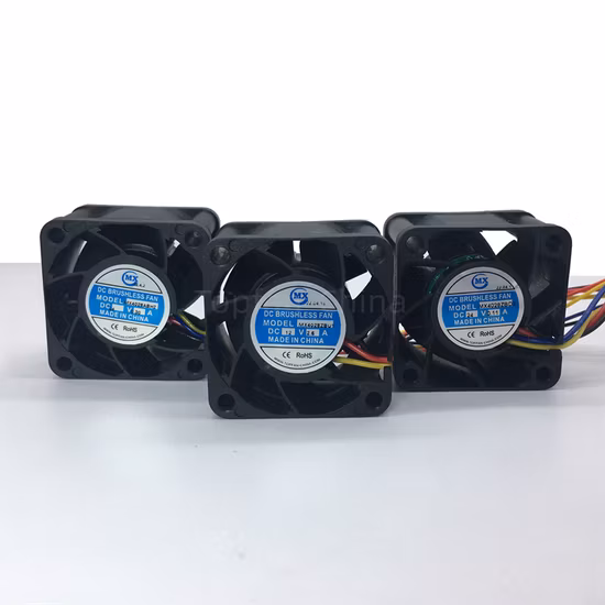 Waterproof Fan IP68 Grade 40X40X28mm 4028 Mini Industrial Computer CPU Cooling High Speed Brushless DC 12V 24V 48V Ball Bearing Axial Flow Extractor BLDC Fans